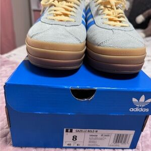 Adidas Gazelle Bold W Light Blue Sneakers